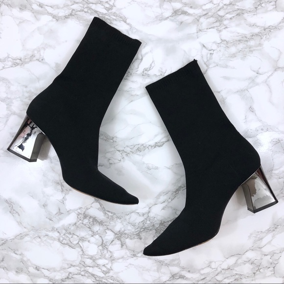 sock heels zara